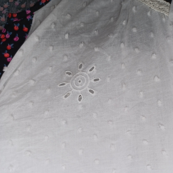 Matilda Jane lightweight 100% Cotton  long sleeve v-neck blouse - Picture 8 of 16